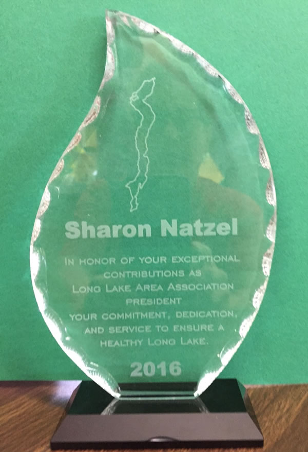 Sharon Natzel Appreciation - 2016 Annual Meeting