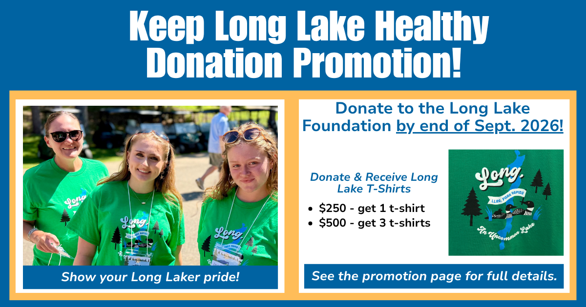 2026 Long Lake T-Shirt Donation Promotion